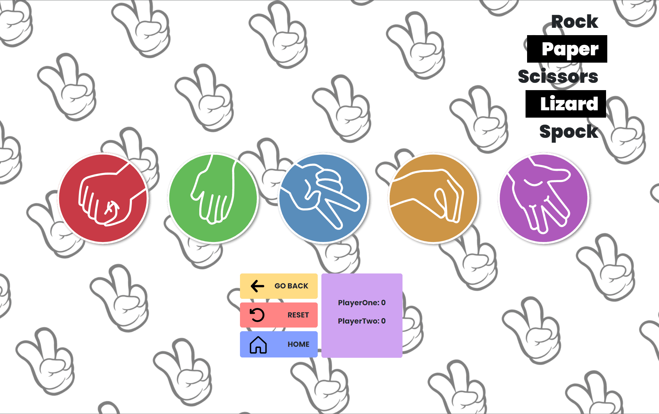 rock paper scissor lizard spock app preview